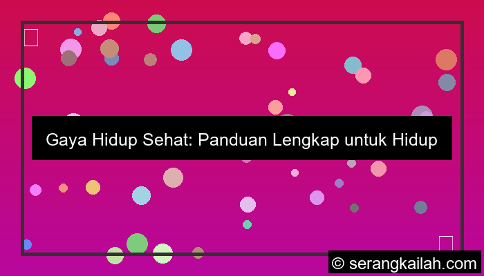 visual gaya hidup sehat