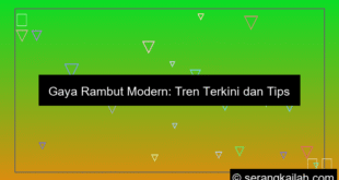 grafik gaya rambut modern