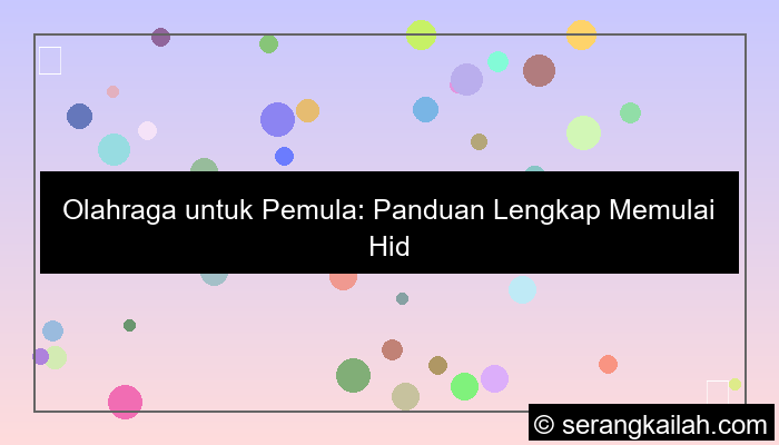 olahraga untuk pemula