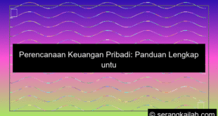 perencanaan keuangan pribadi