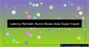 grafik latency rendah untuk akses asia