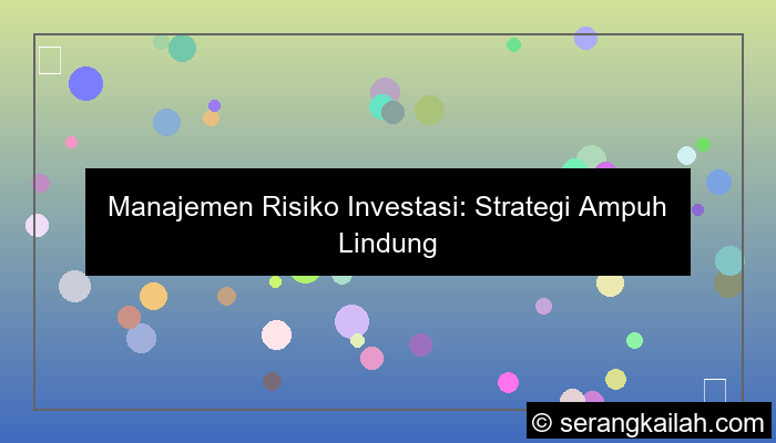 manajemen risiko investasi