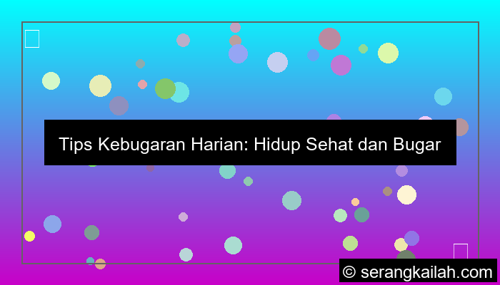 visual tips kebugaran harian